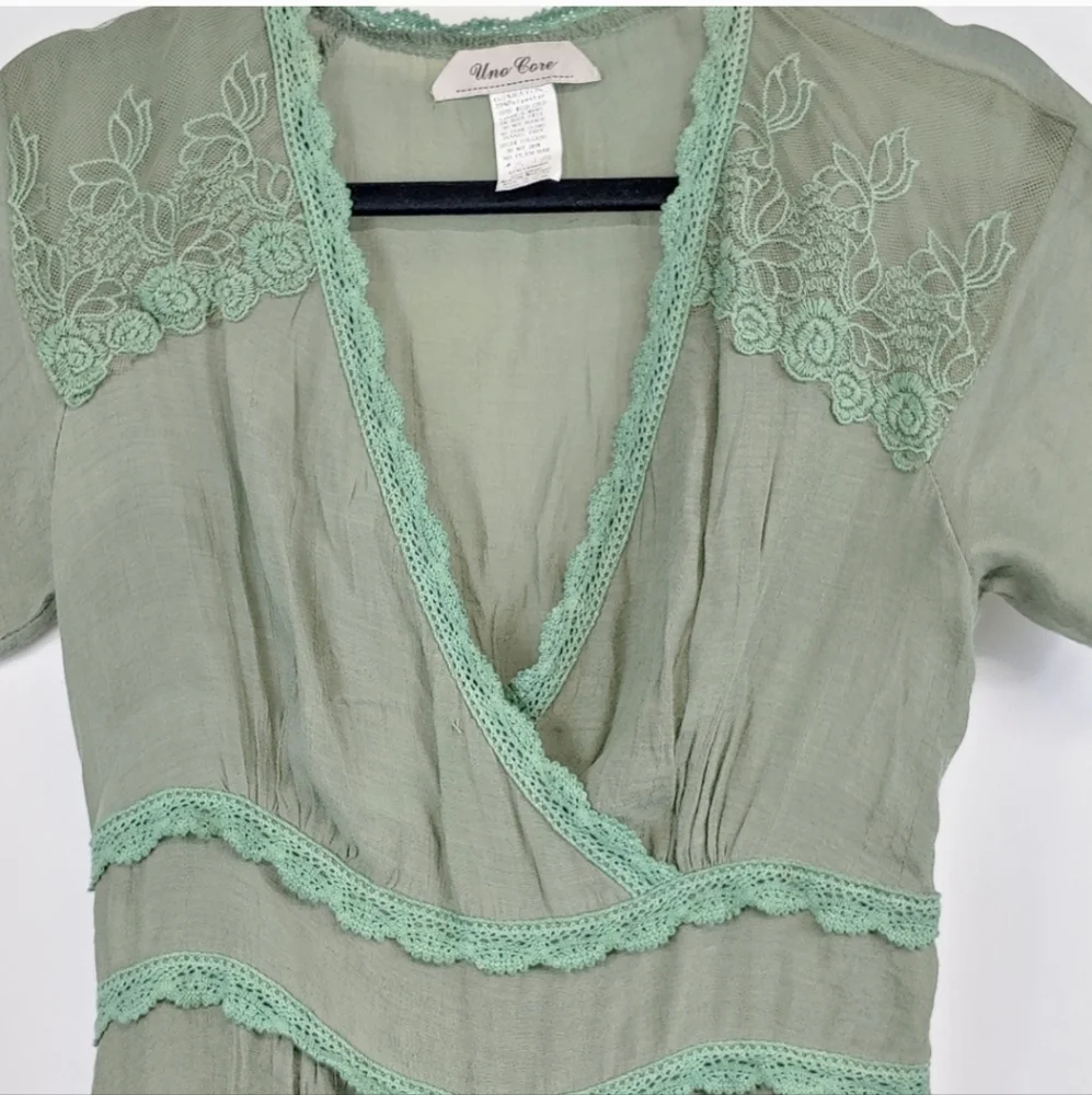 Uno Care Short Sleeve Shirt Blouse - Picture 3 of 4